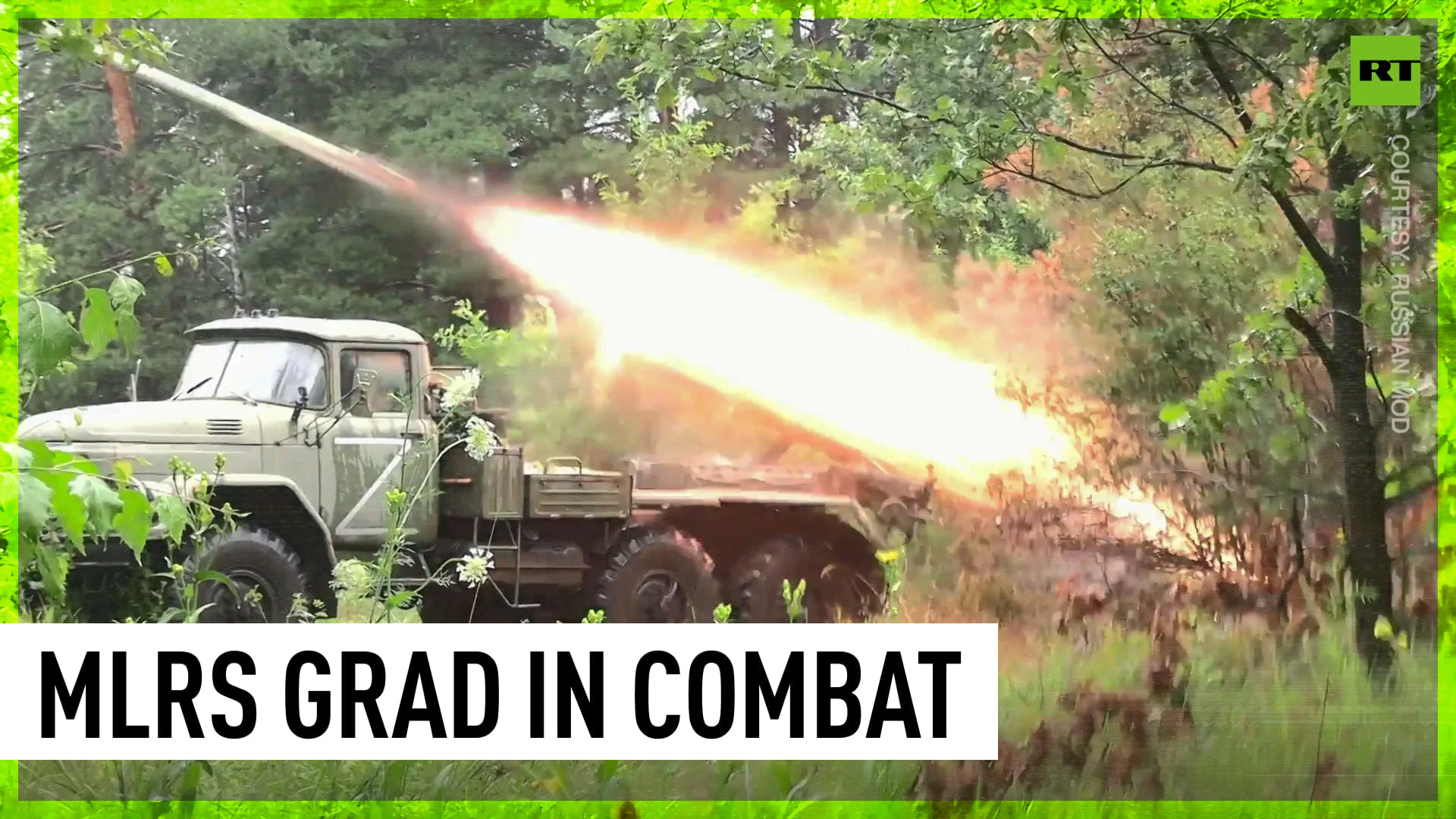 Russian rocket-launcher crews perform combat missions