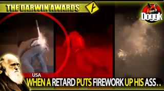⁣⁣⁣⁣⁣⁣⁣⁣⁣⁣⁣⁣⁣⁣⁣⁣⁣⁣⁣⁣⁣⁣⁣⁣⁣⁣⁣⁣⁣⁣⁣⁣⁣⁣⁣⁣⁣⁣⁣⁣⁣⁣⁣⁣▶ THE DARWIN AWARDS : WHEN A RETARD PUTS FIREWORK UP HIS ASS.. (USA)