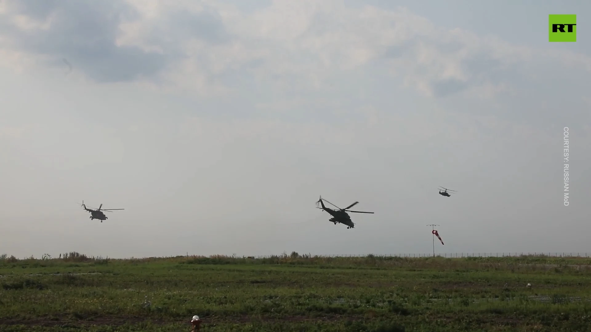 Russia’s Ka-52 attack helicopters in action