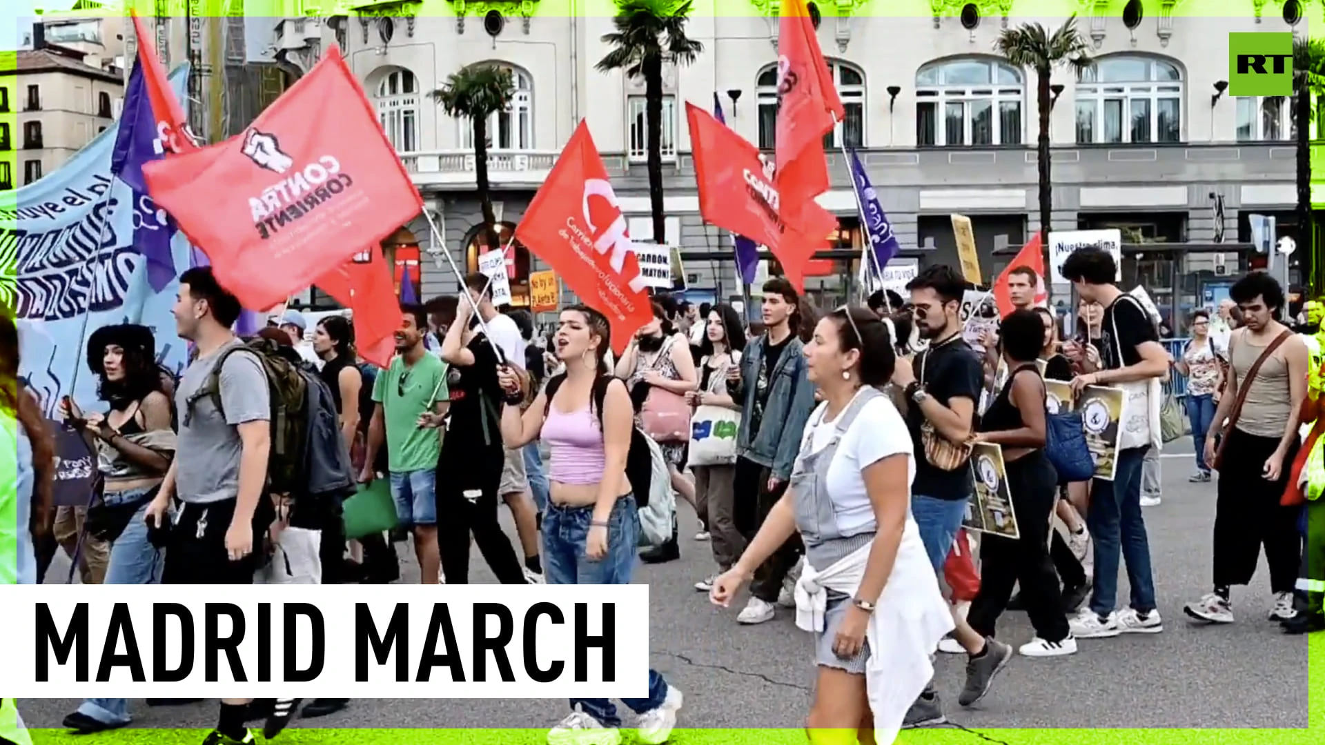 Climate activists denounce fossil-fuel investments at Madrid rally