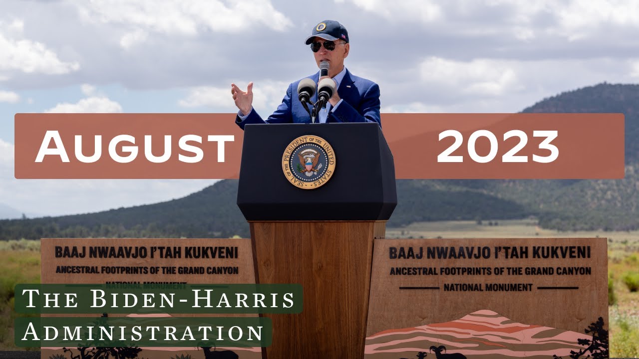 A look back at August 2023 at the Biden-Harris White House.