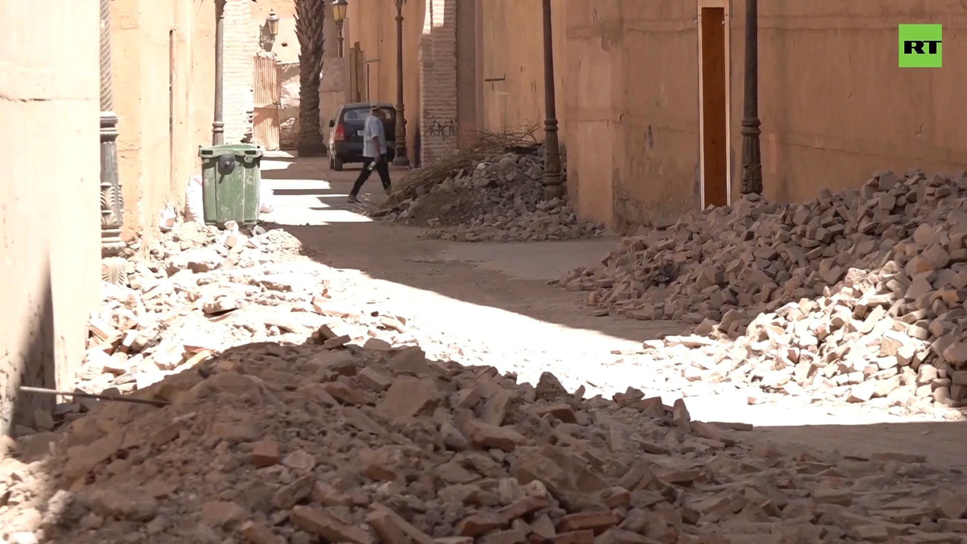 Historic Old City Center in Marrakech battered by earthquake