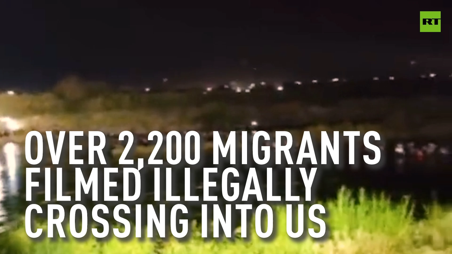 Over 2,200 migrants filmed illegally crossing into US