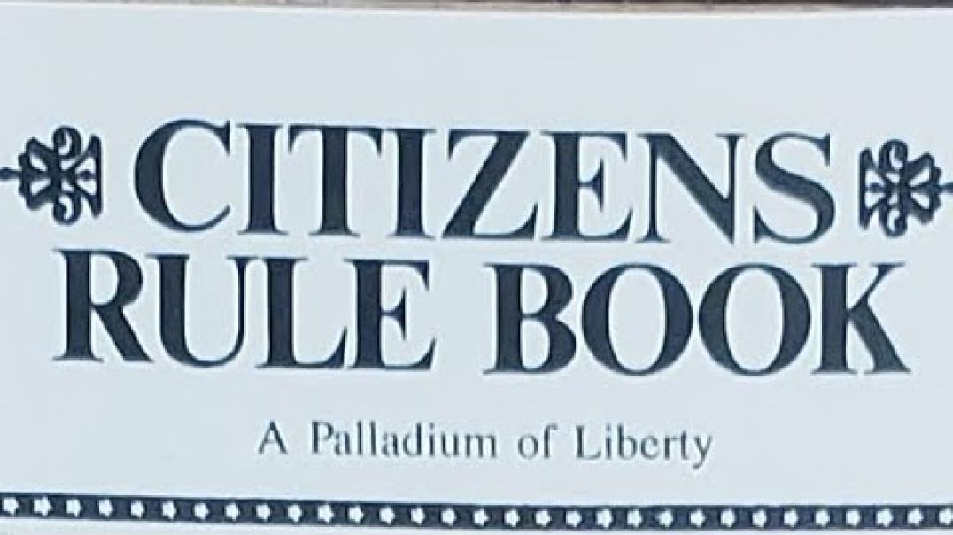 Citizens Rule Book