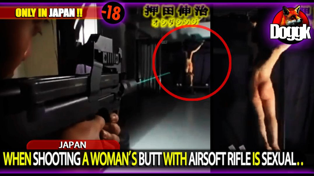 [+18] WHEN SHOOTING A WOMAN'S BUTT WITH AN AIRSOFT RIFLE IS SEXUAL.. (JAPAN)