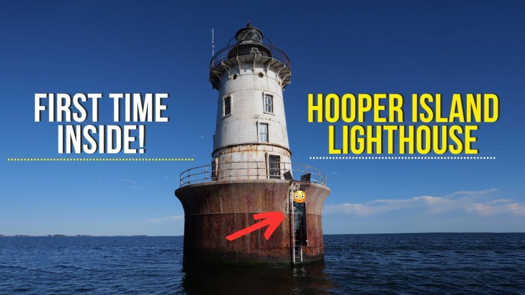 We bought an abandoned lighthouse! Our First time inside Hooper Island Lighthouse!