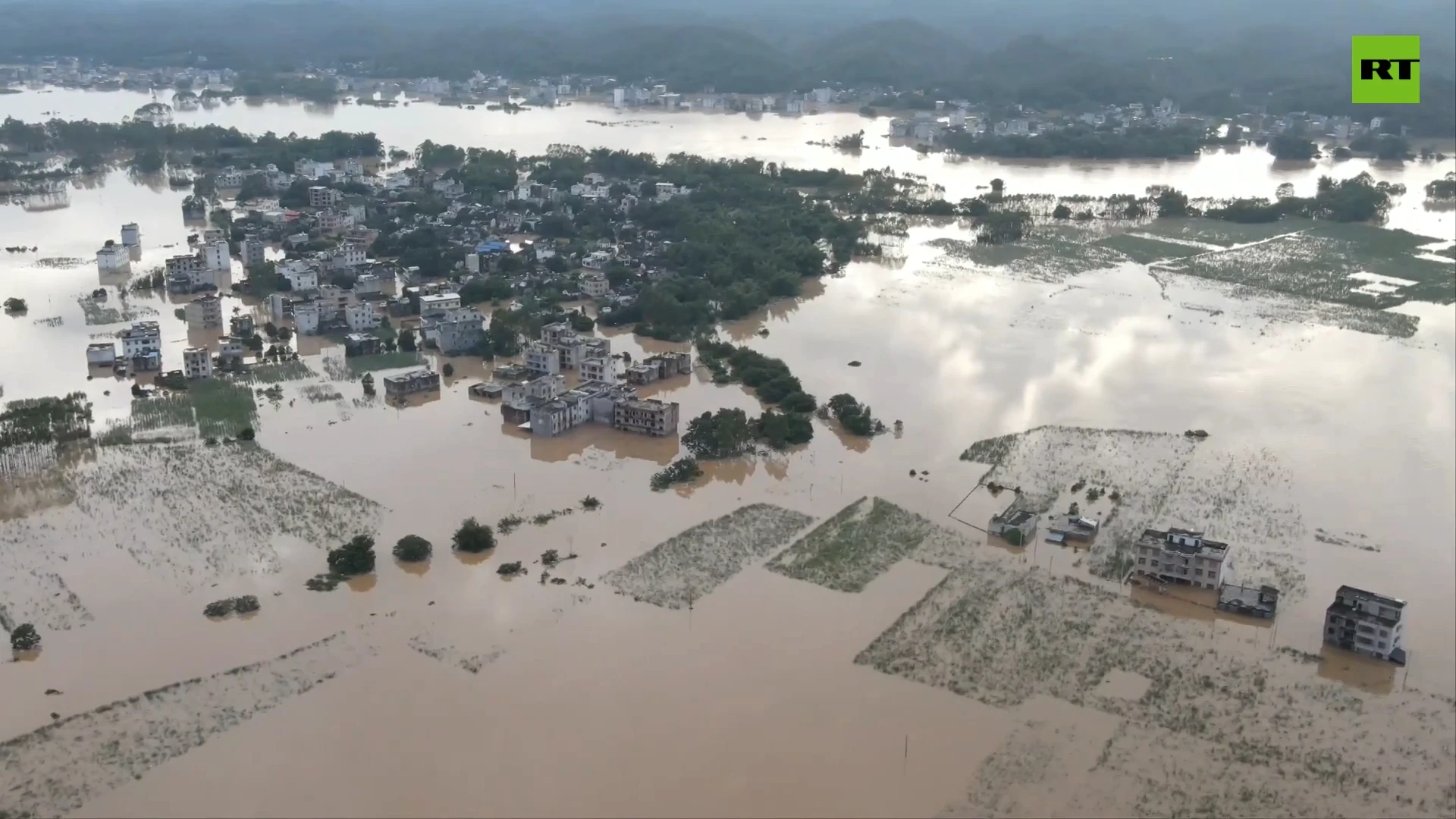 Typhoon Haikui leaves path of devastation in southern China | DRONE FOOTAGE