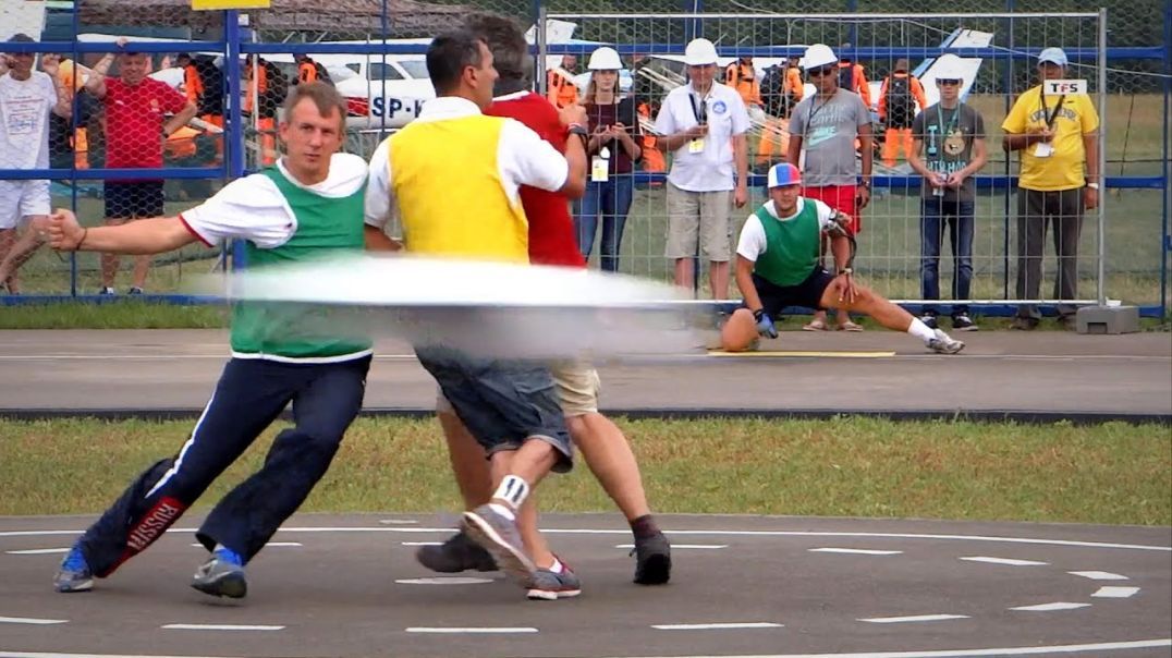 Control Line Aircraft Racing - Racing Begins at 1:40