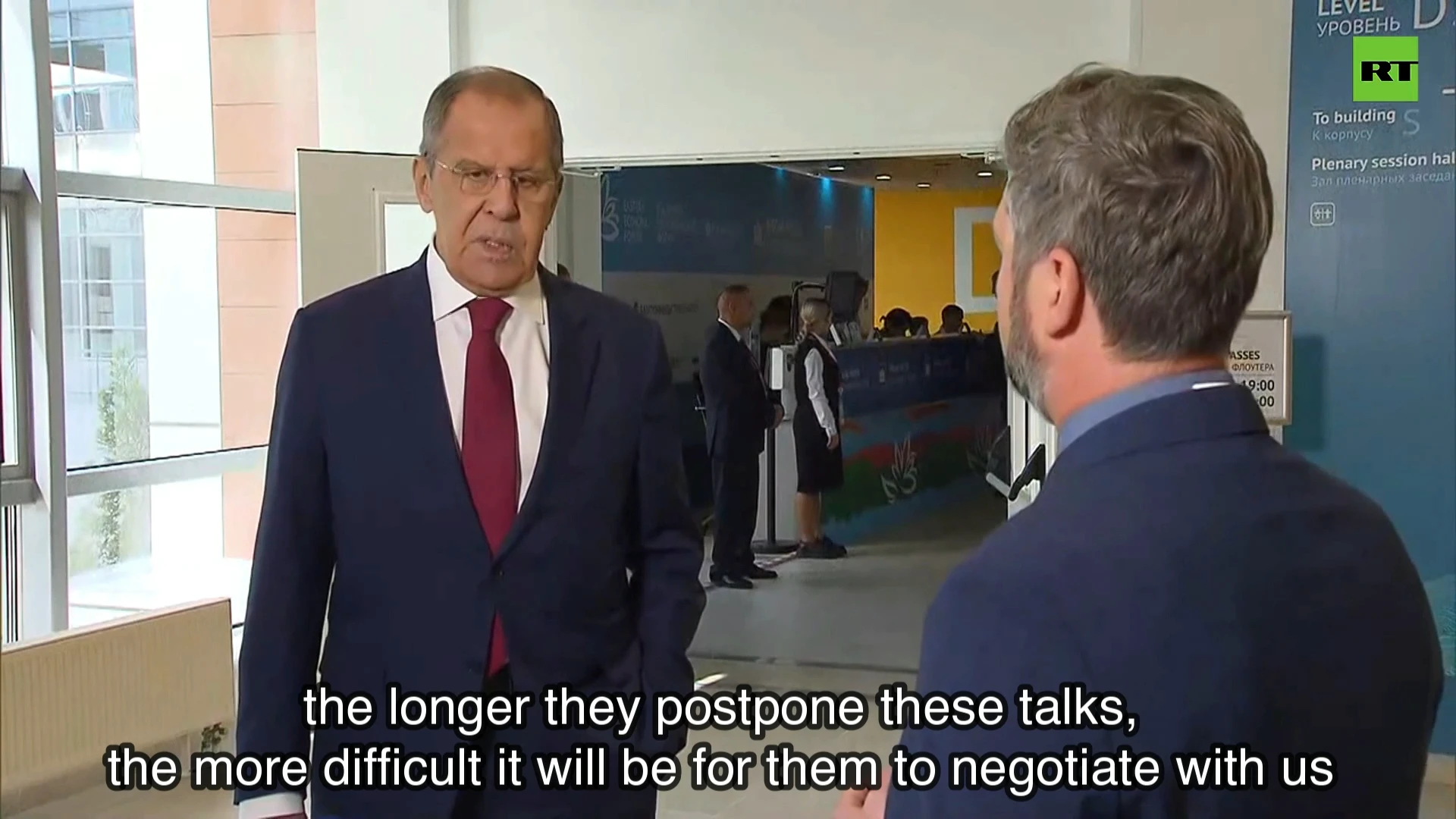 Delaying talks makes it more difficult to negotiate later - Russian FM