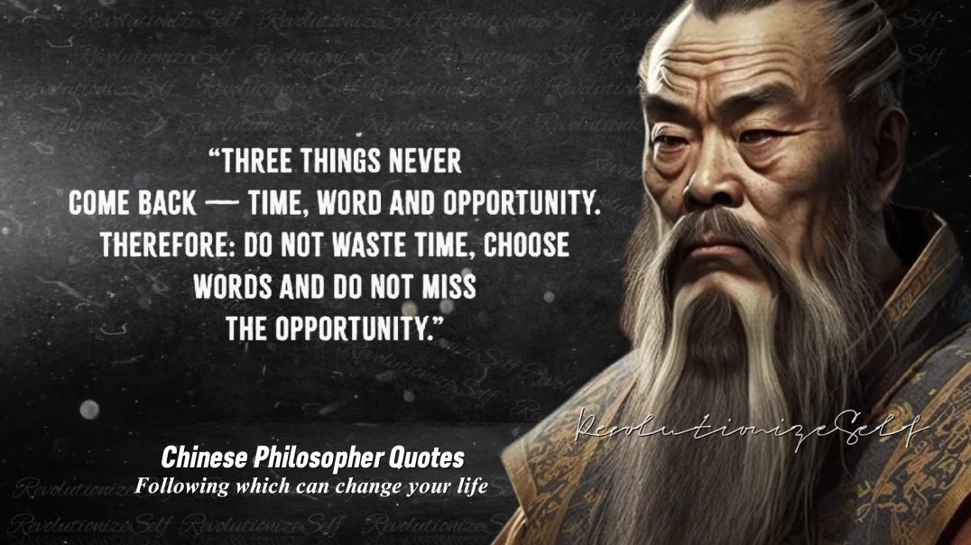 Ancient Chinese Philosophers' Life Lessons Men Learn Too Late In Life - This is Important