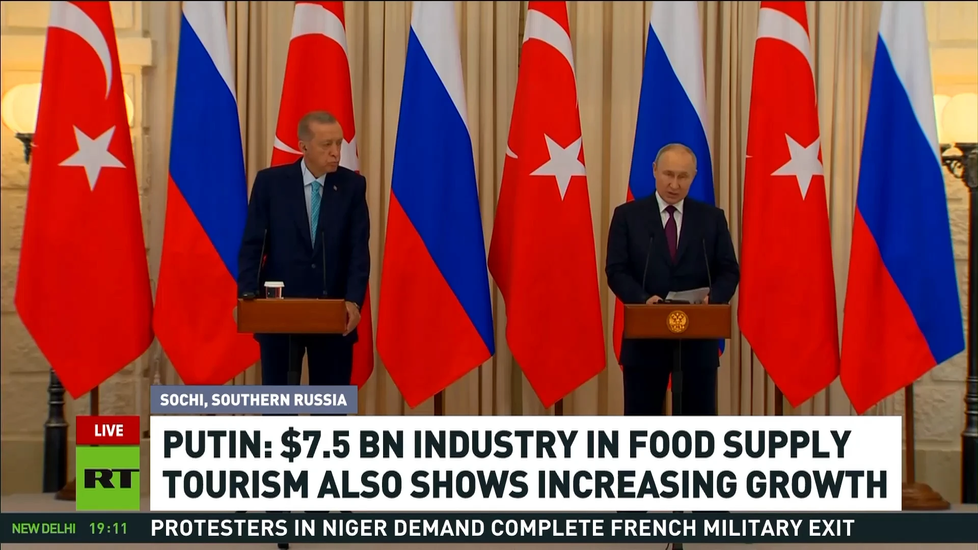 Russia ready to resume grain deal - Putin