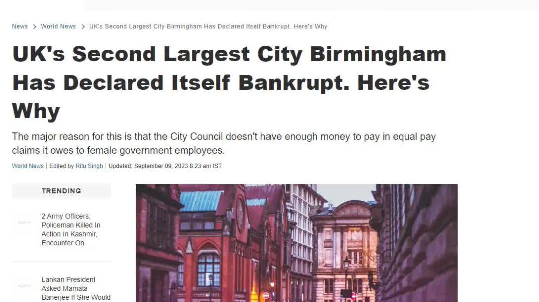 Feminism Bankrupts Birmingham