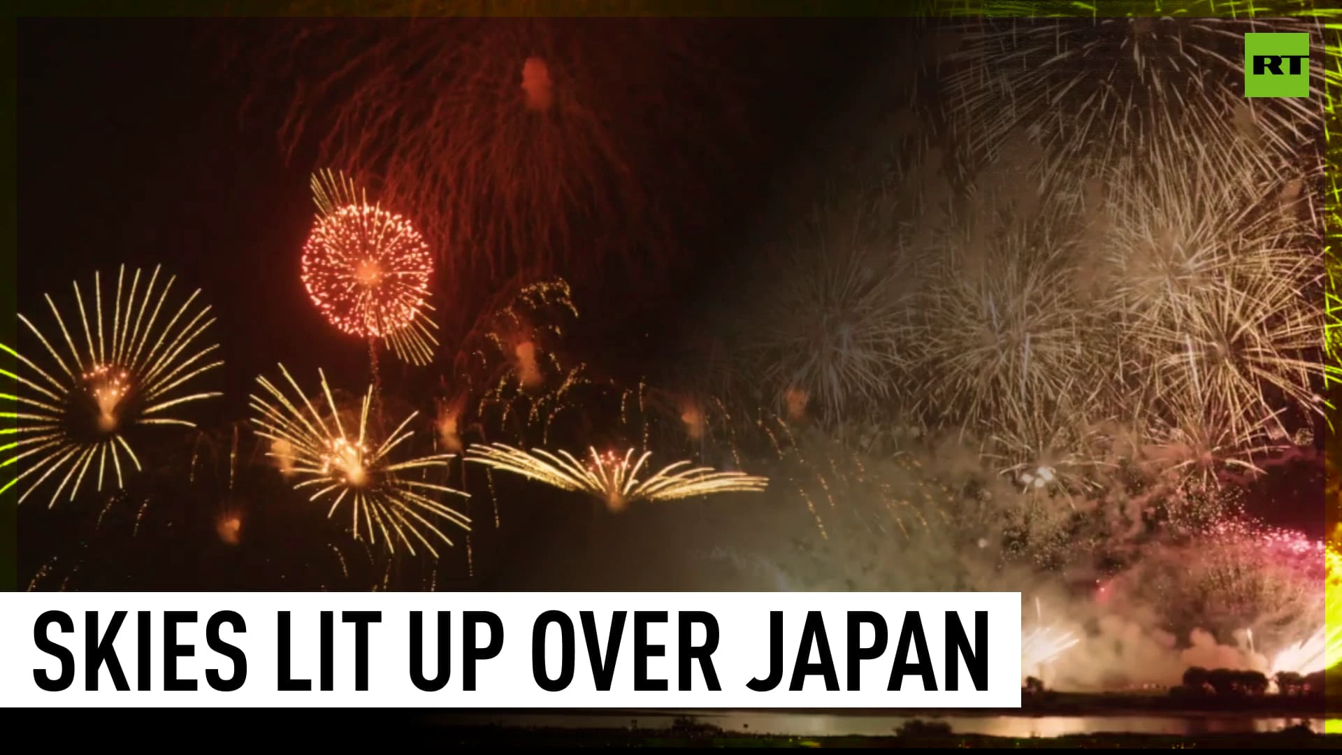 Japanese sky lights up with 30,000 fireworks