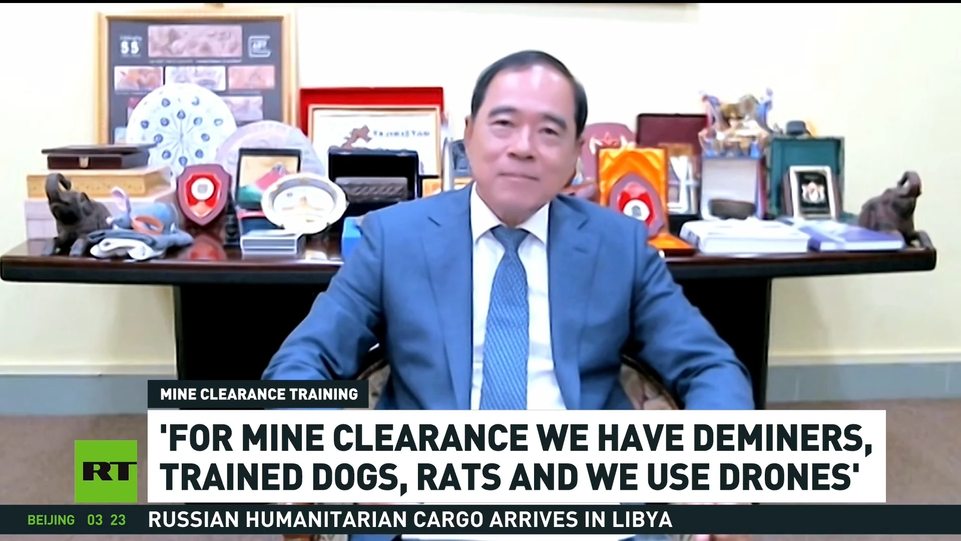 RT talks Cambodia demining with H.E. Ly Thuch, first Vice-President of the Cambodian Mine Action and Victim Assistance A