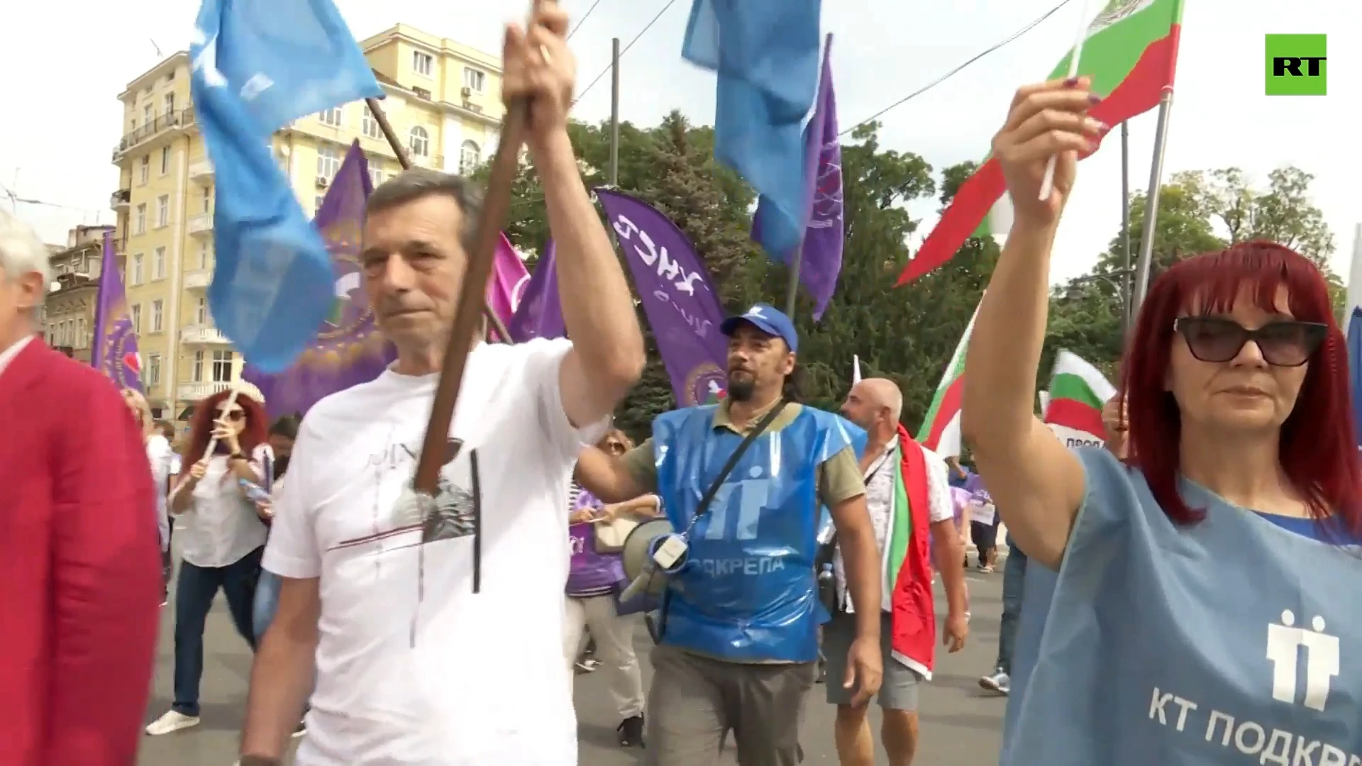 Bulgarian miners and energy workers protest against EU-backed decarbonization of economy