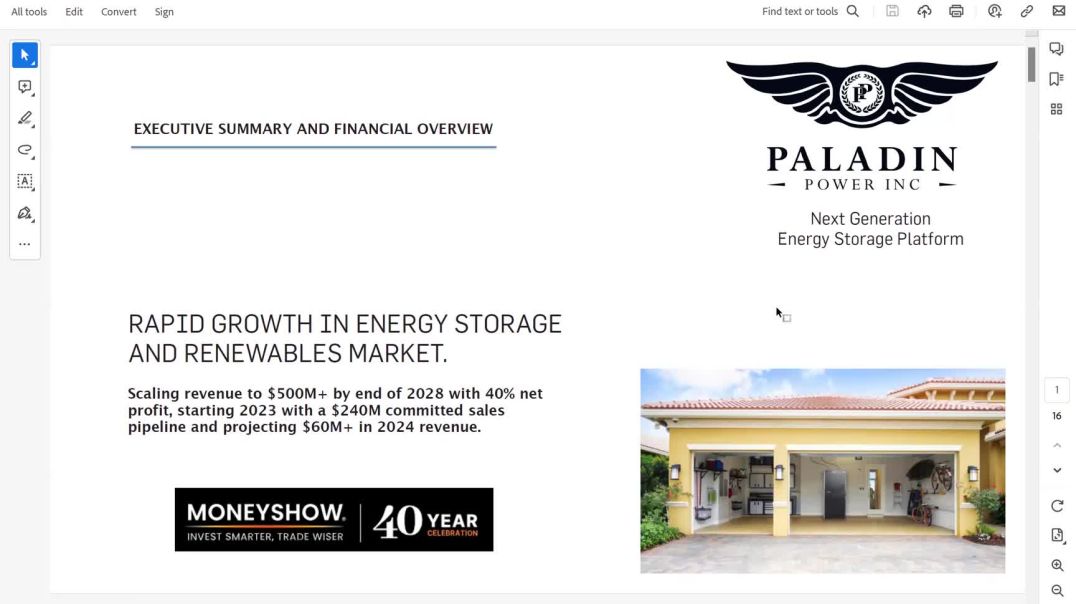 Energy Independence: Paladin Power - Next Generation Energy Storage Solution