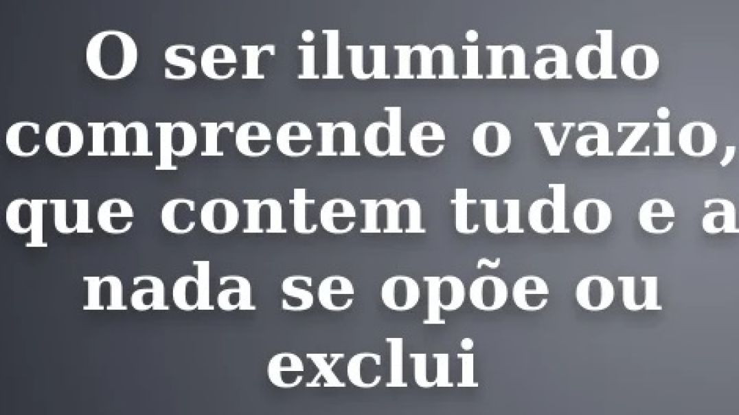 Niilismo na veia! O nada é o vazio que contém tudo!