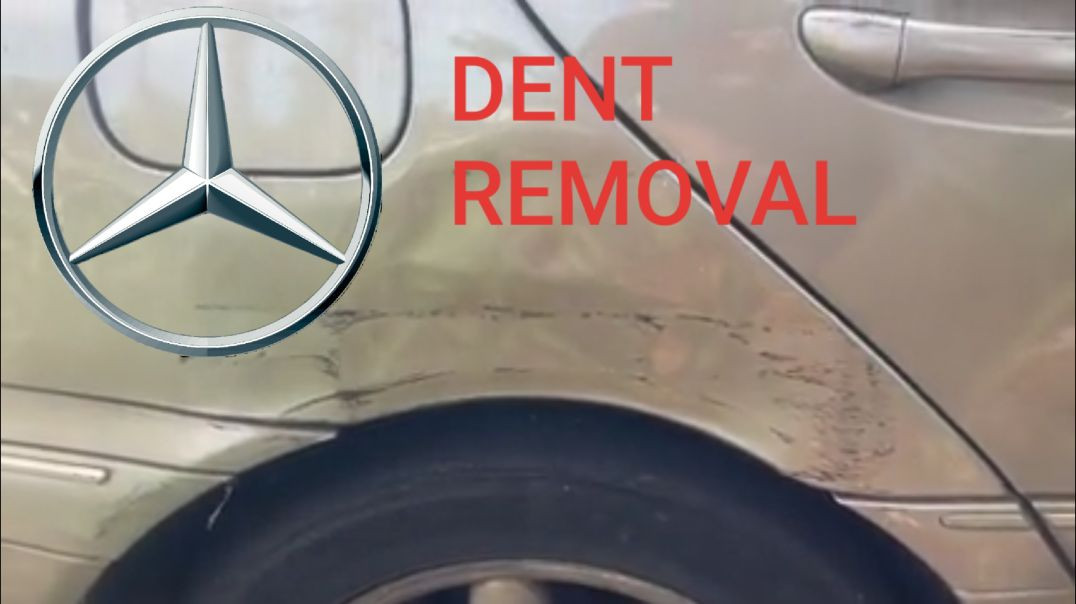 How to fix Amr Mercedes-Benz dent.