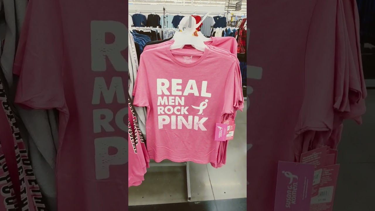 Double Entendre Breast Cancer Awareness Shirt at Walmart! OOPS!