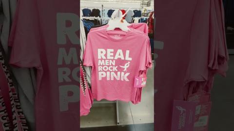 Double Entendre Breast Cancer Awareness Shirt at Walmart! OOPS!