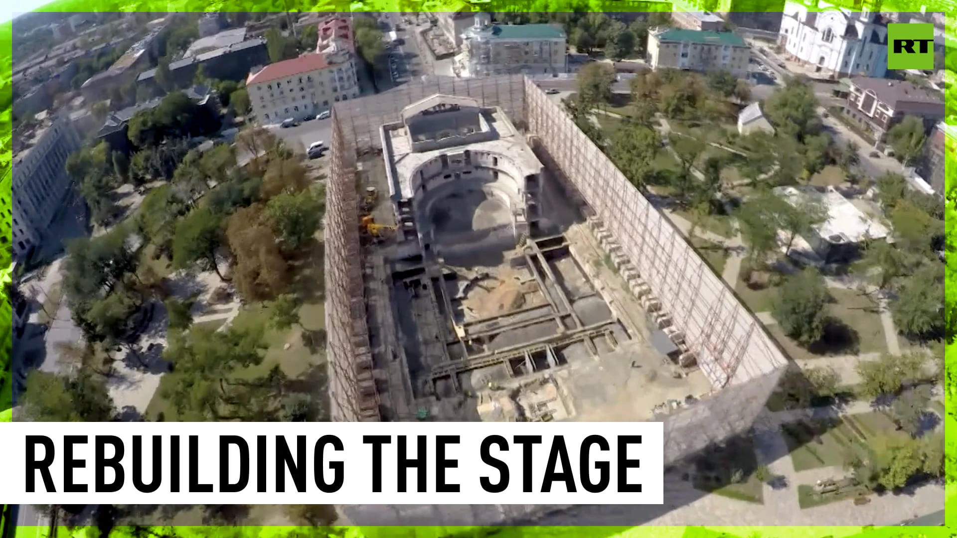 Mariupol Drama Theatre is under full reconstruction