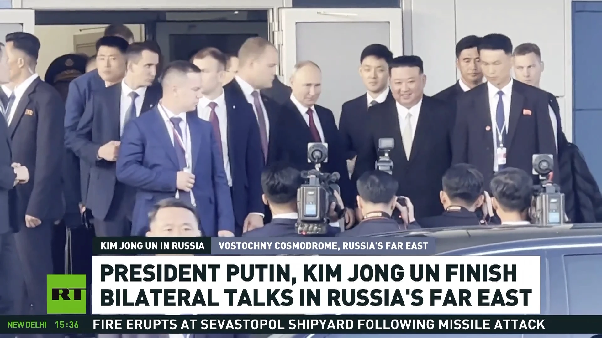 Putin, Kim Jong Un finish bilateral talks