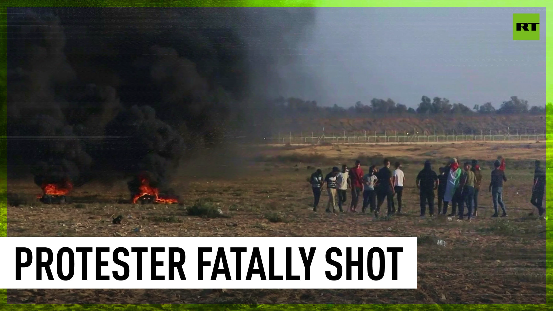 At least one Palestinian protester killed, nine injured by Israeli forces near Gaza border