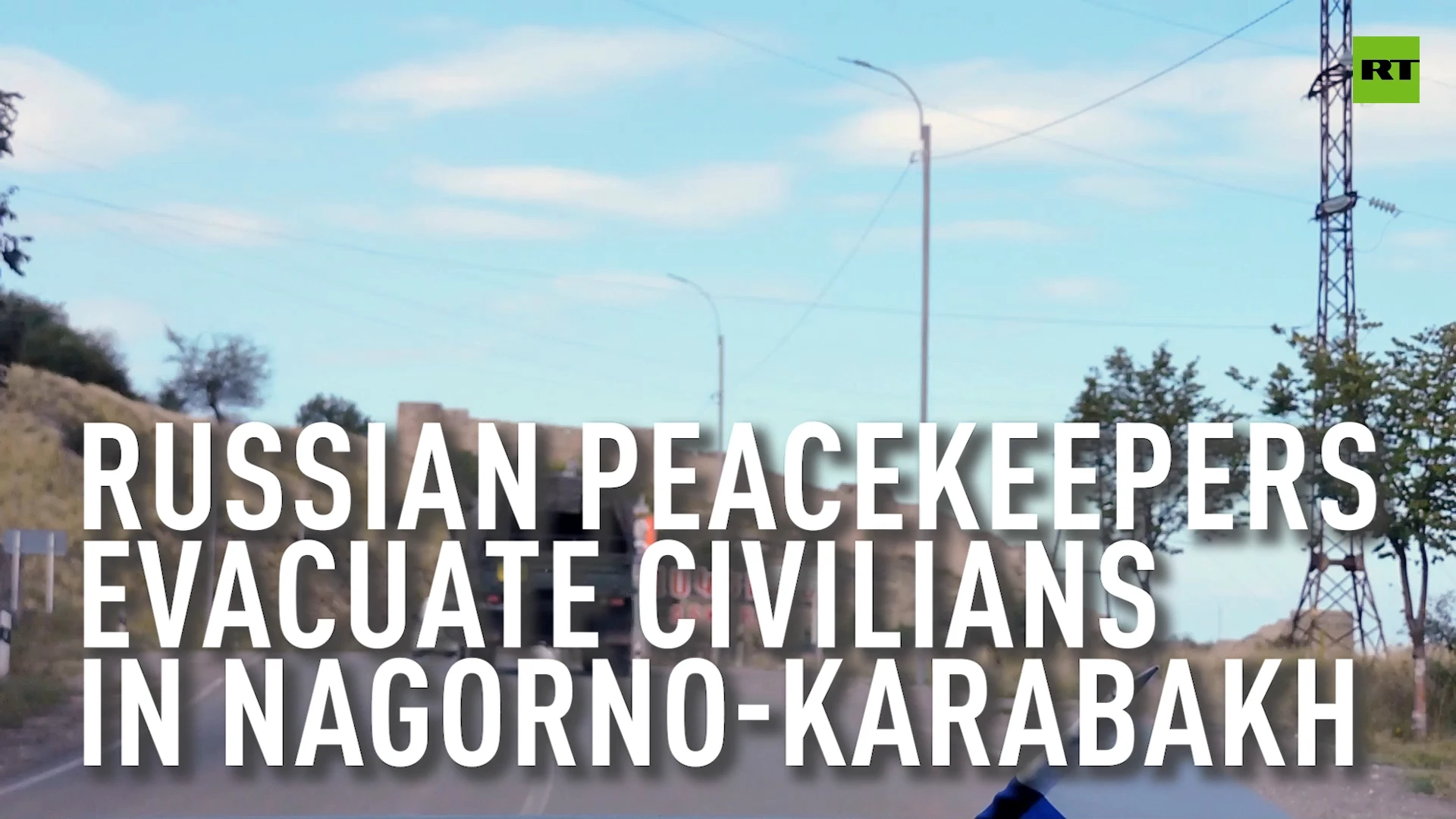 Russian peacekeepers evacuate civilians in Nagorno-Karabakh