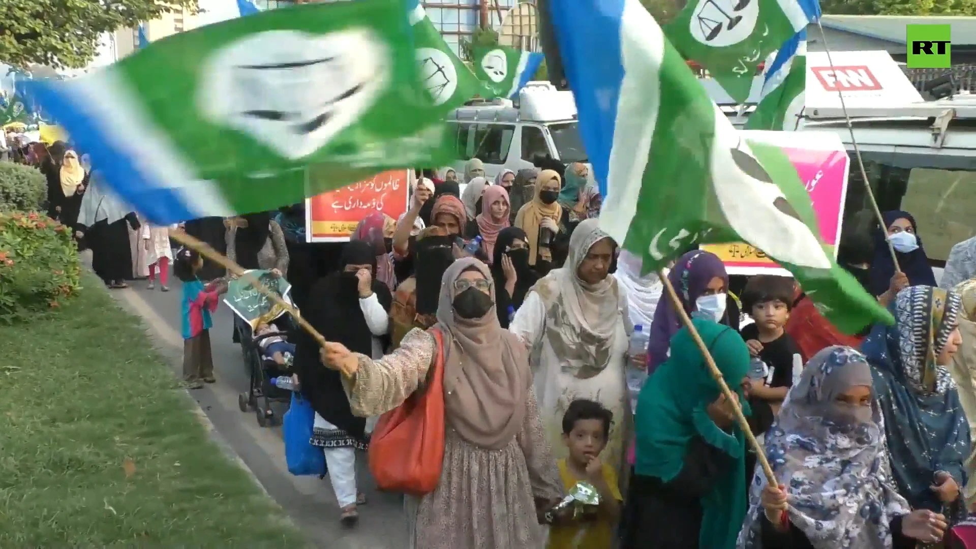 International Hijab Day | Hundreds of women rally in defense of their right to wear headscarves