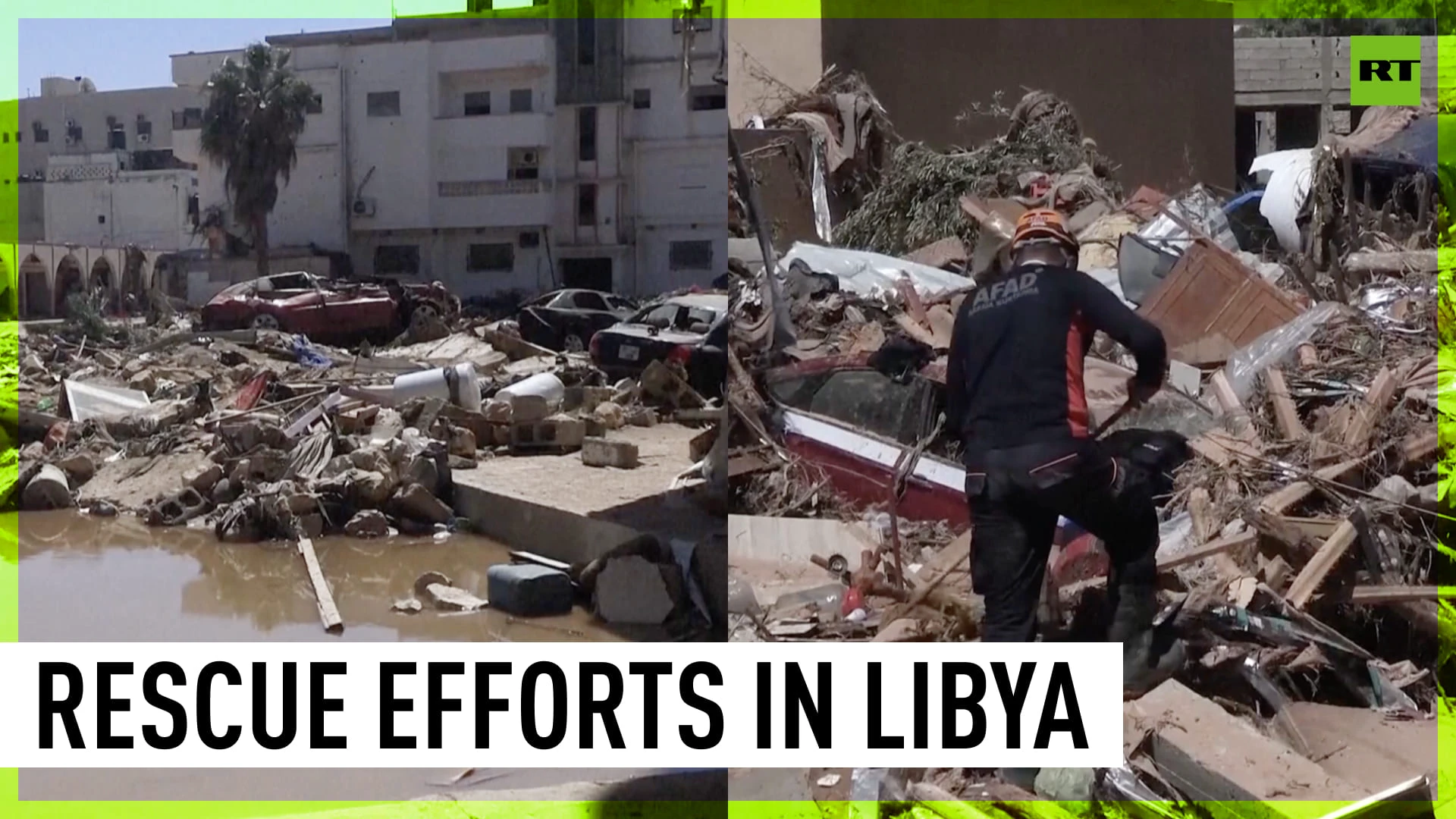 Search for survivors and deceased continue in Libya’s Derna