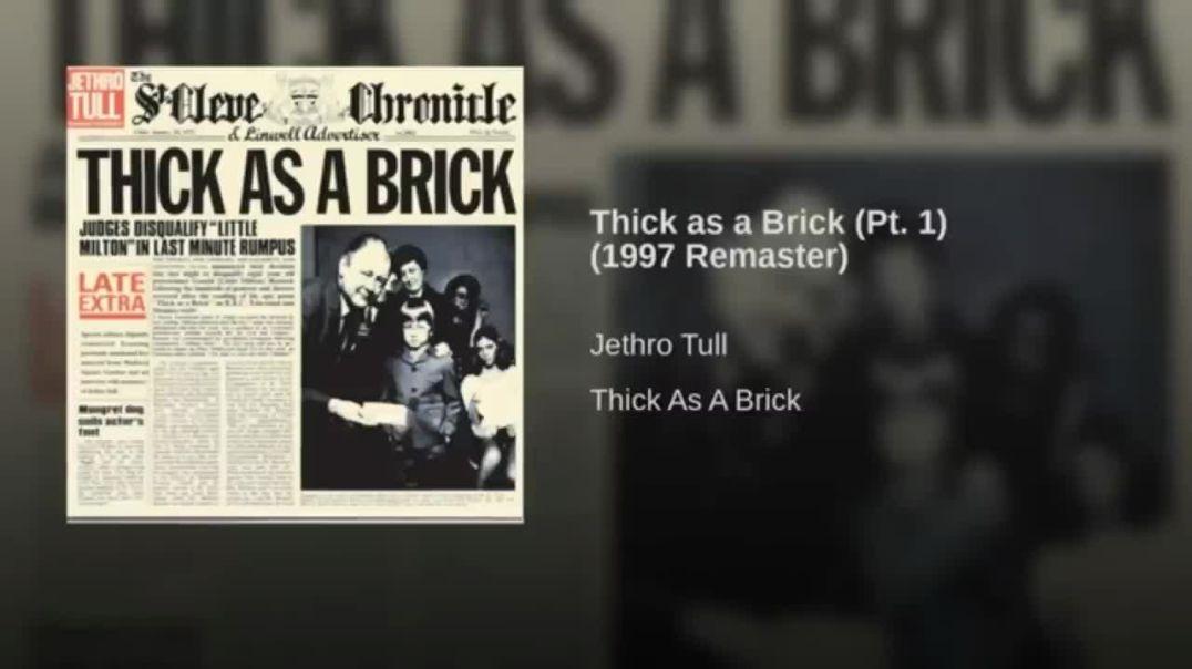 JETHRO TULL - THICK AS A BRICK - I of II