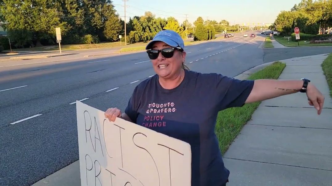 SPREADING THE FREEDOM OF SPEECH, ONE WOKE LIBERAL AT A TIME AT NISSAN OF RICHMOND ON BROAD STREET!!!