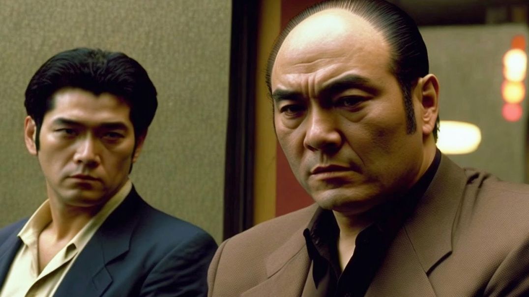 The Sopranos as an 80's Yakuza Film AI ART