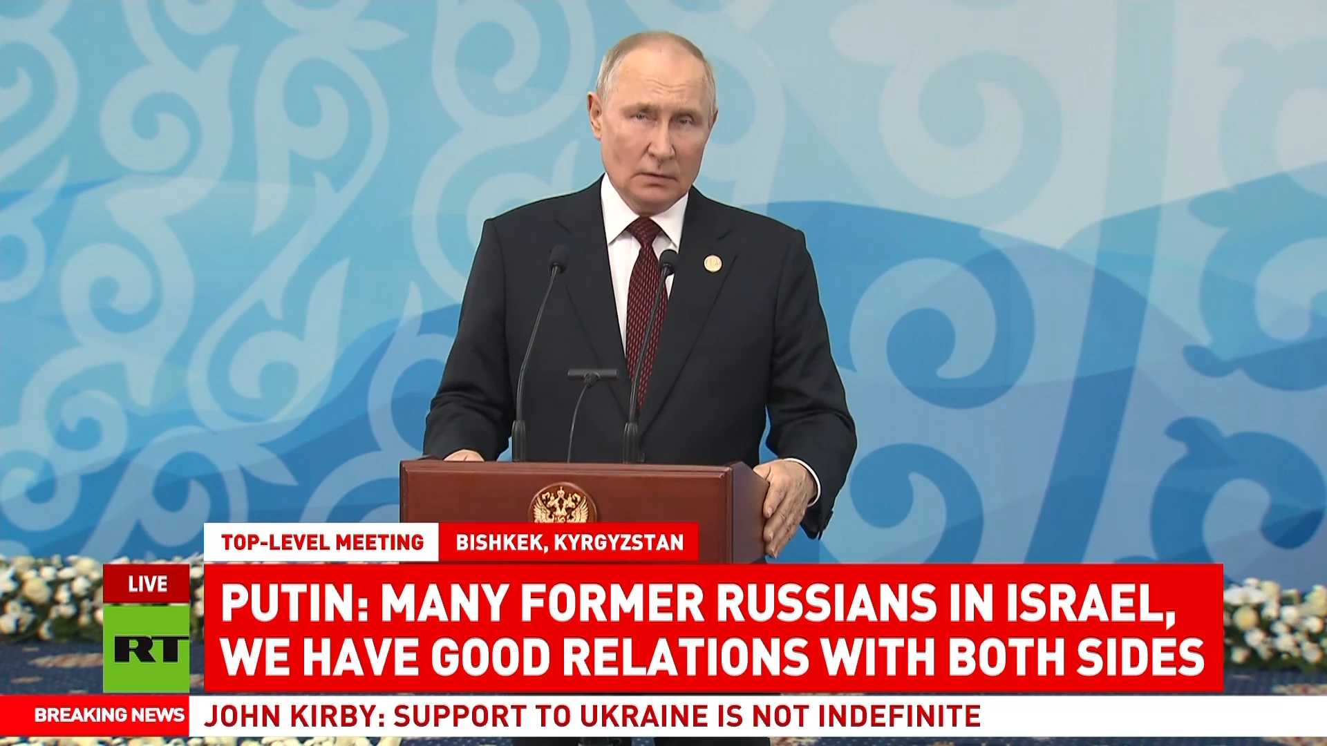 ‘I have no doubt certain weapons leaked from Ukraine to the Middle East’ - Putin