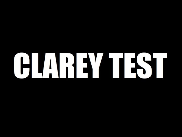 Clarey Test on Tim Scott