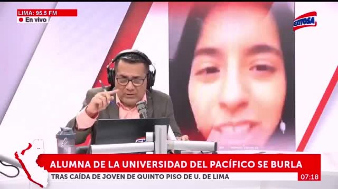 ??"Es tan gracioso": Alumna de la universidad del Pacífico se burla tras caída de joven de 5to piso