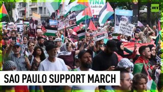 ‘Viva Palestina!’ | Massive rally in support of Gaza held in Brazil