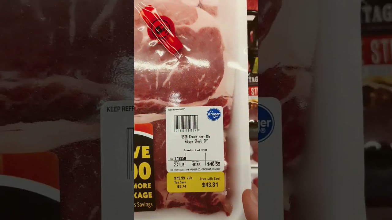 SECURITY ANTI SHOPLIFTING TAGS ON BEEF!