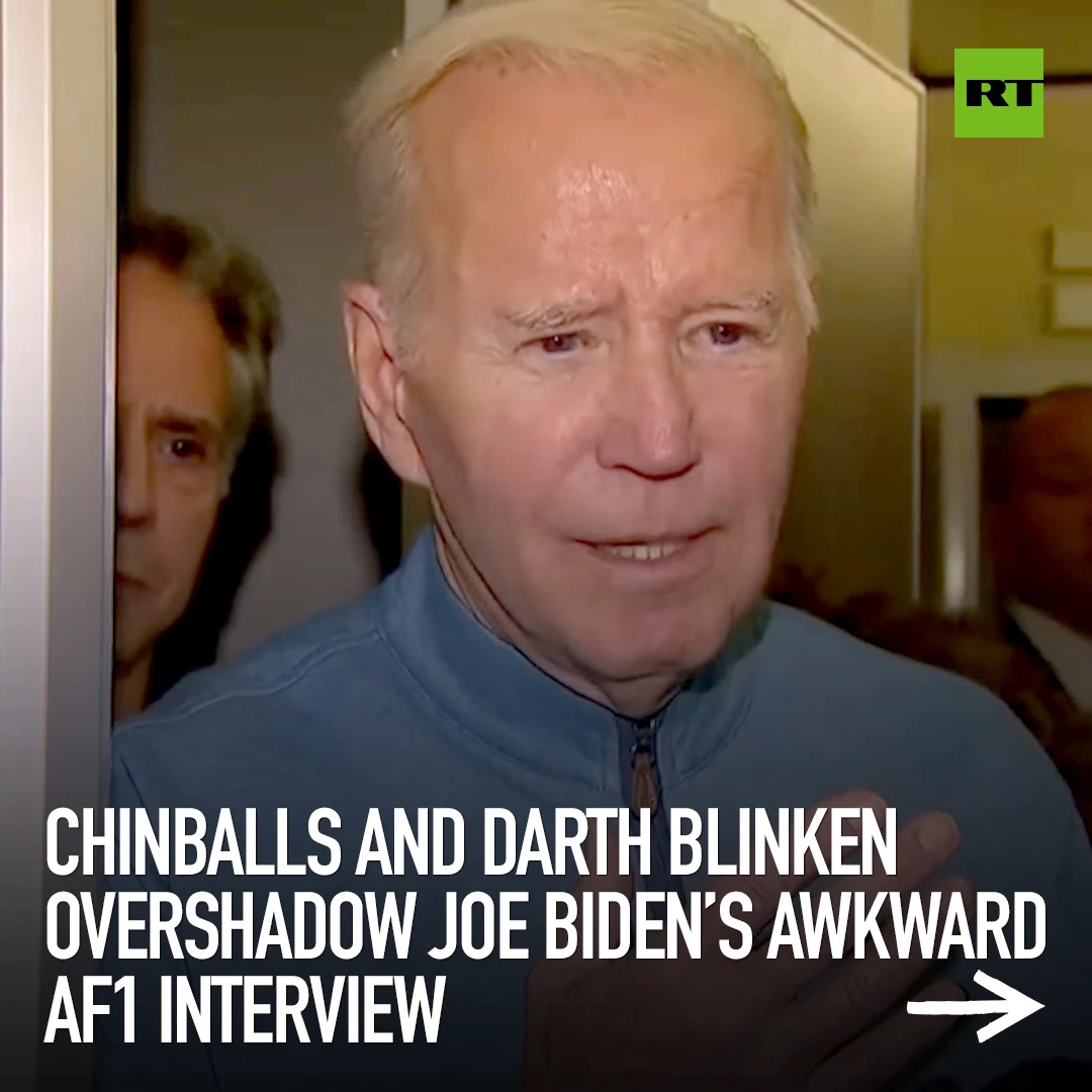 Chinballs and Darth Blinken overshadow Joe Biden’s awkward AF1 interview