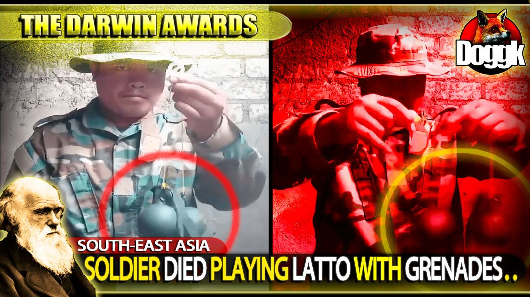 THE DARWIN AWARDS : SOLDIER DIED PLAYING LATTO WITH GRENADES.. (SOUTH-EAST ASIA)