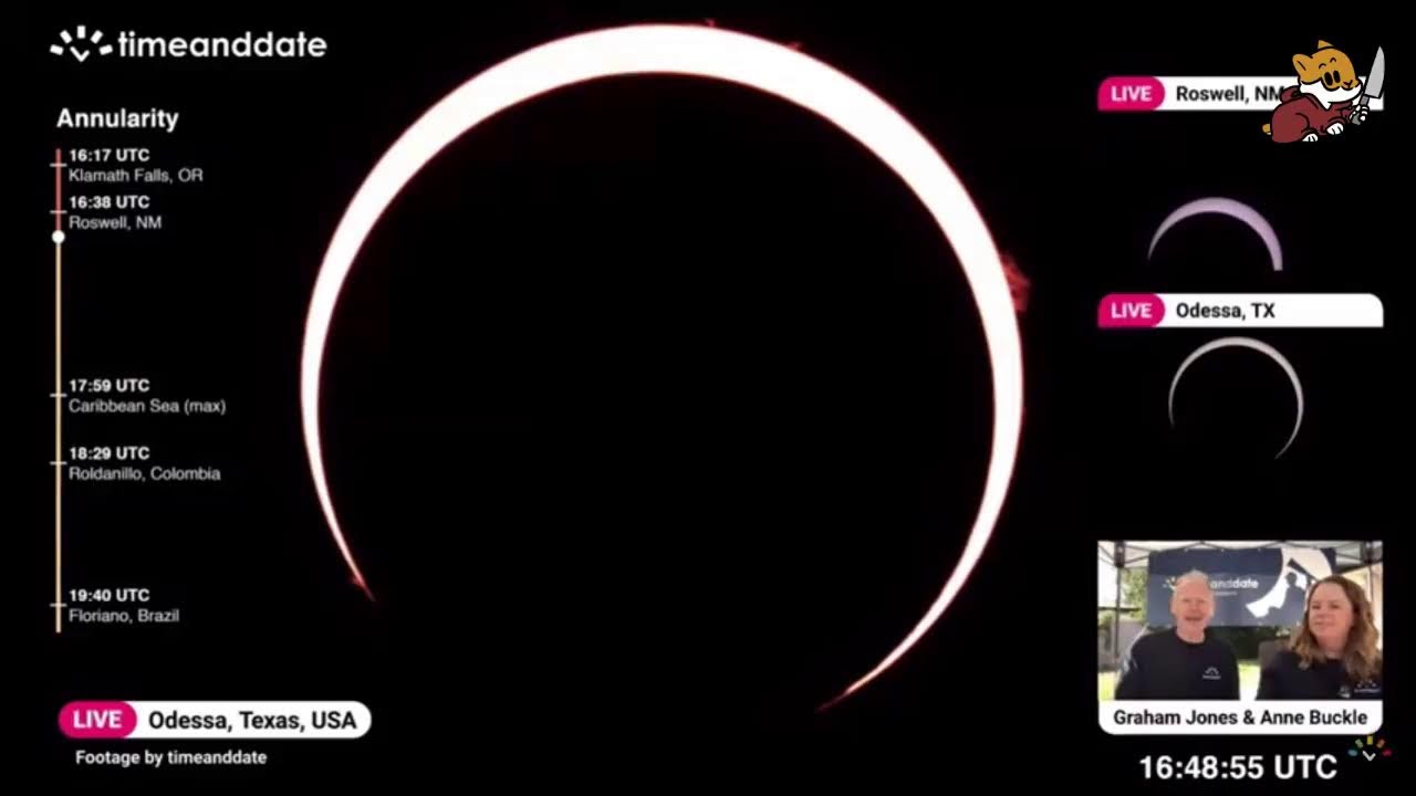 Eclipse LIVE! From St. Louis, Missouri, USA