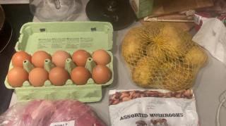 Healthy Food Bought Today From Rimi Hypermart For Around $12 USD In Riga Latvia