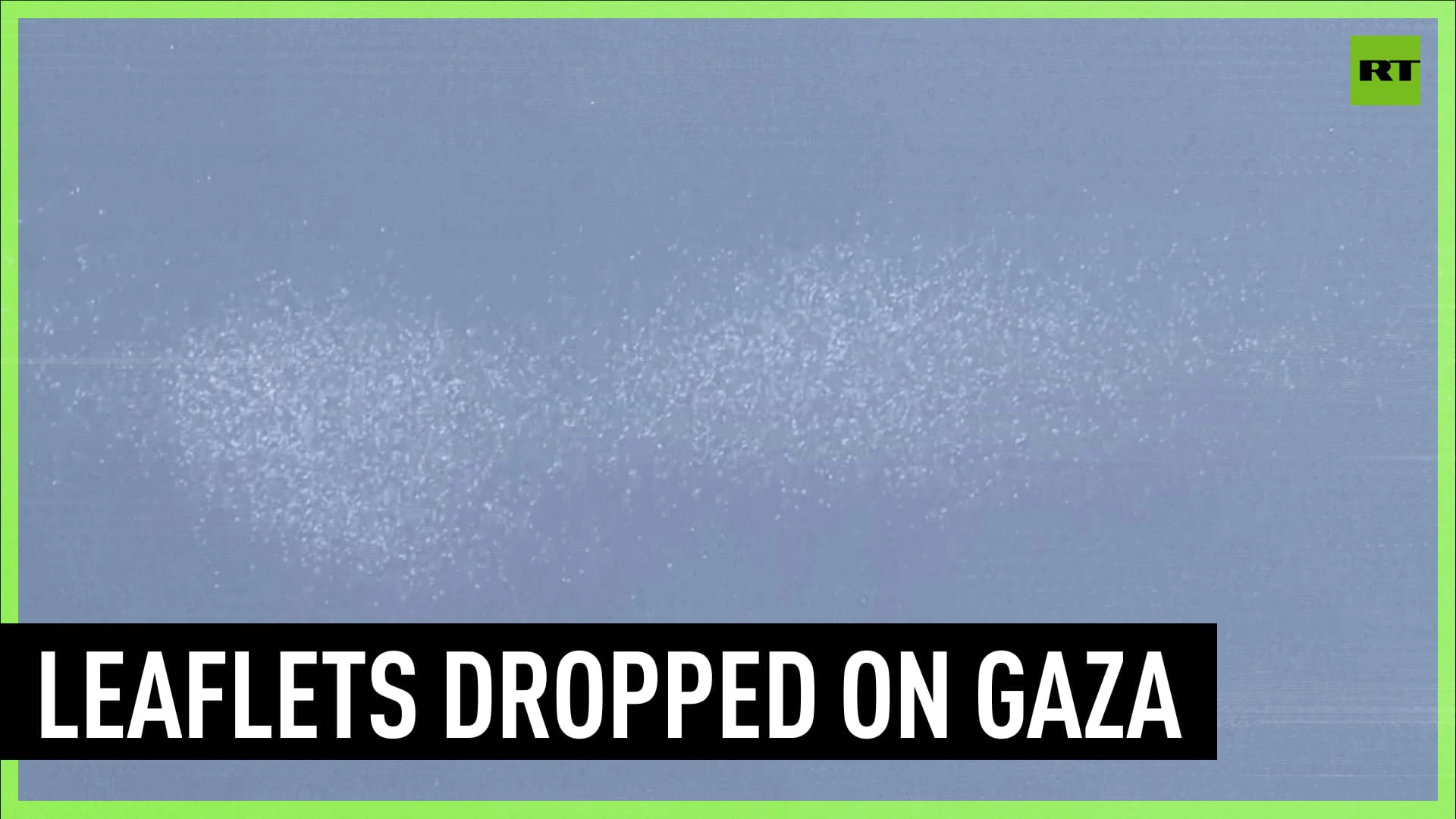Israeli military drops leaflets in Gaza asking for information regarding hostages