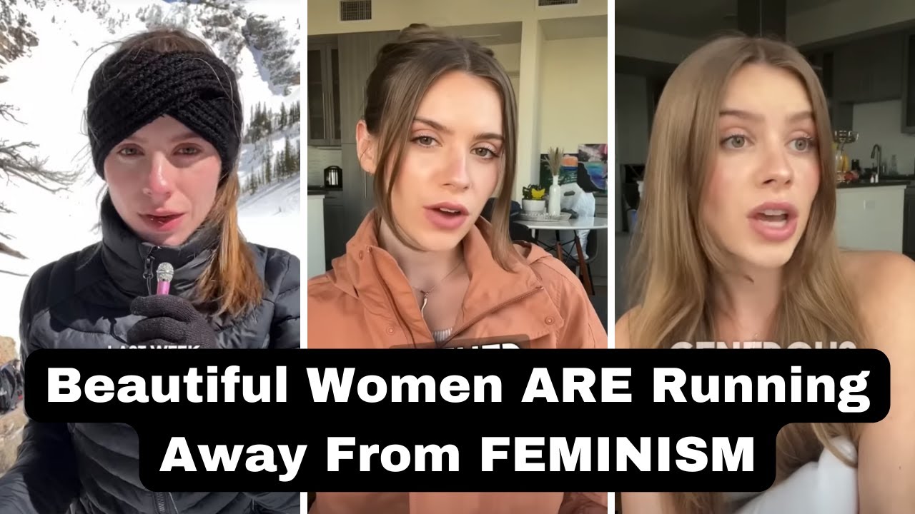 Beautiful Women ARE Running Away From FEMINISM | MWA Men Walking Away