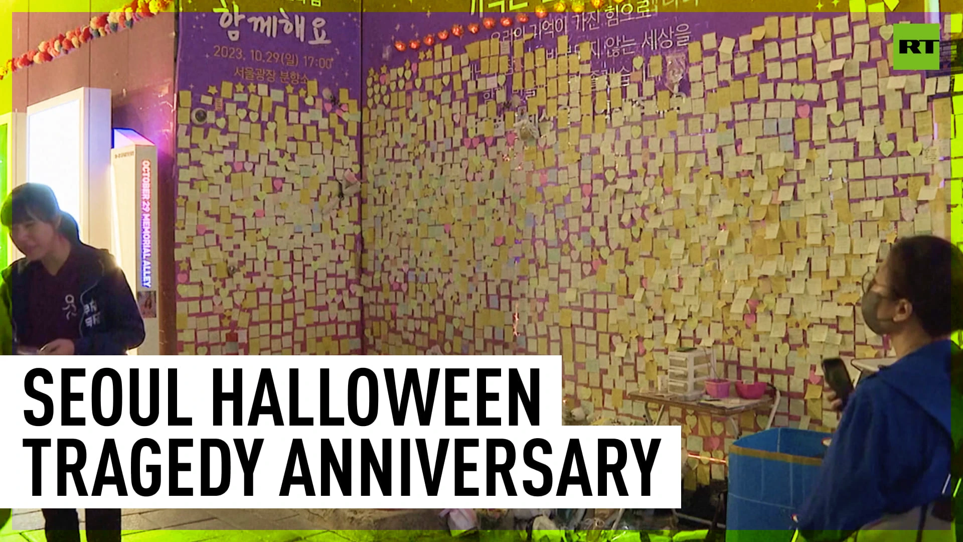 Seoul remembers victims of last year’s Halloween crowd crush