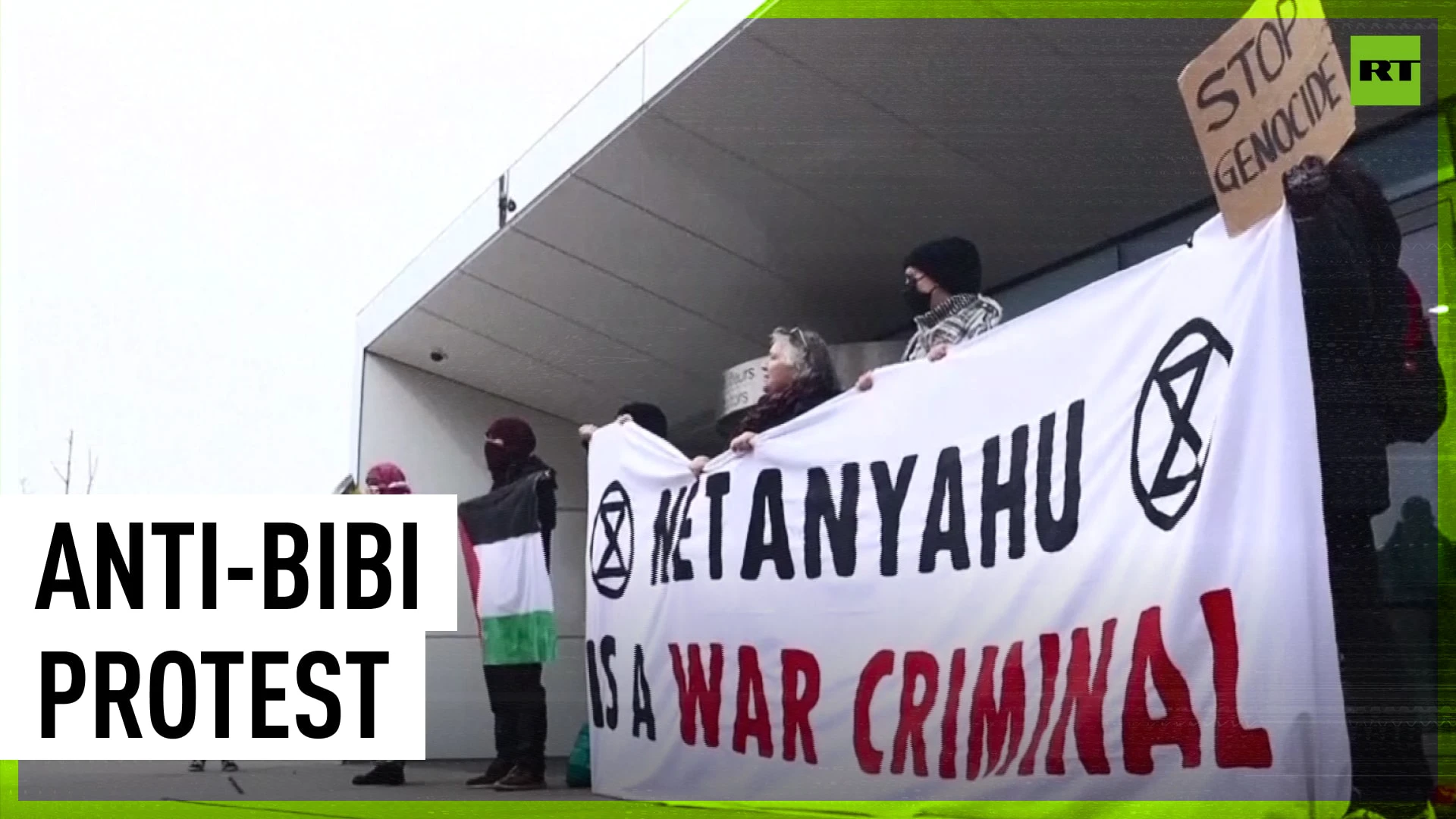 Anti-Netanyahu rally: Protesters block ICC entrance in The Hague