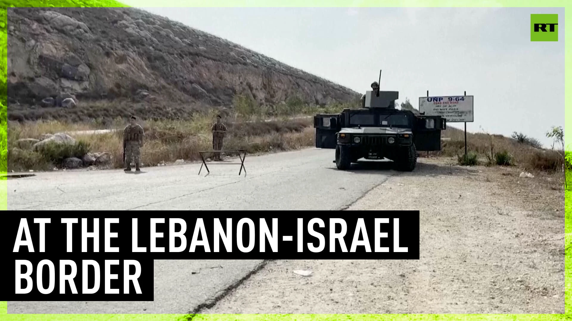 Lebanese, Israeli troops gather along shared border