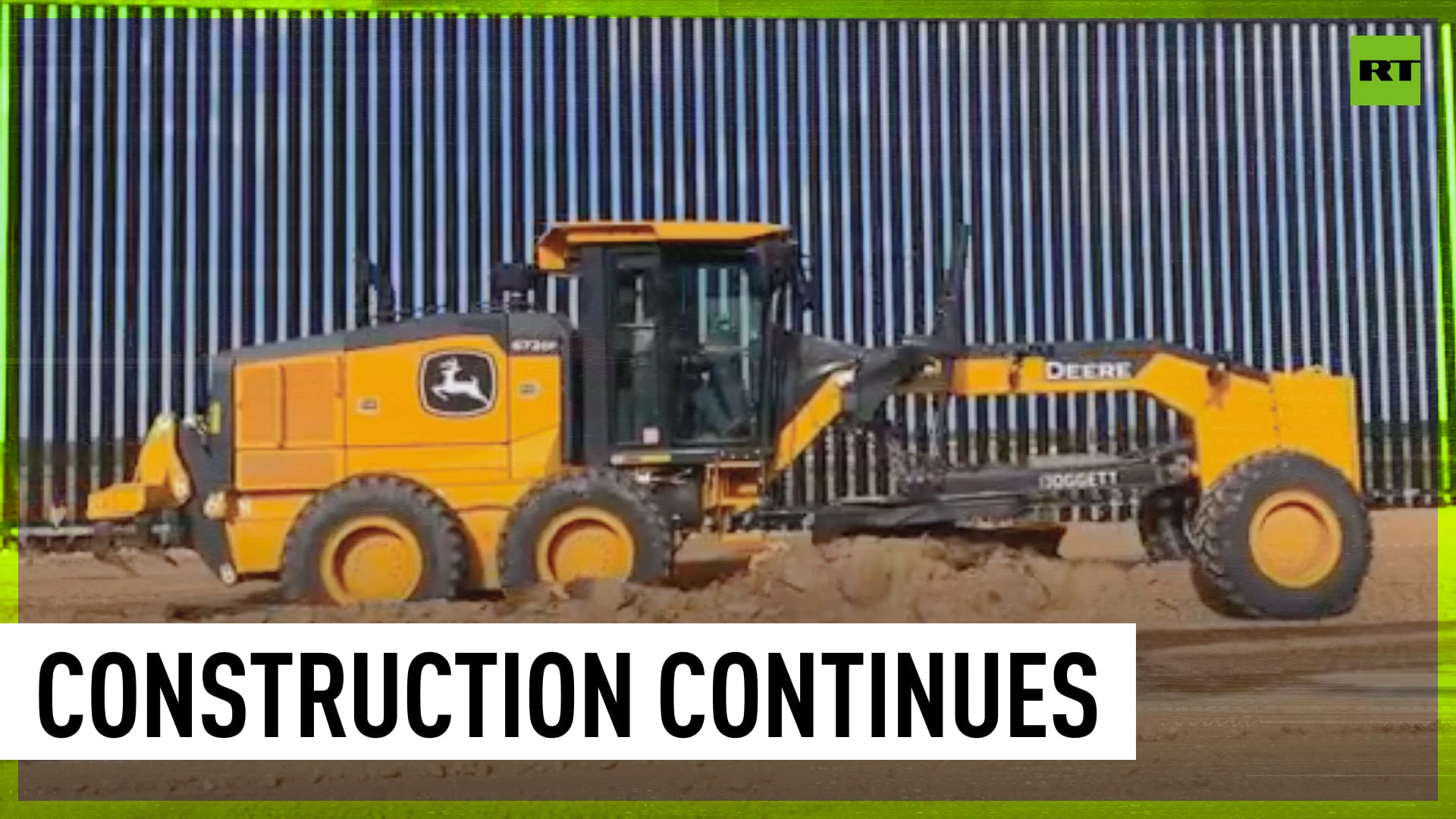 US-Mexico border wall resumes construction