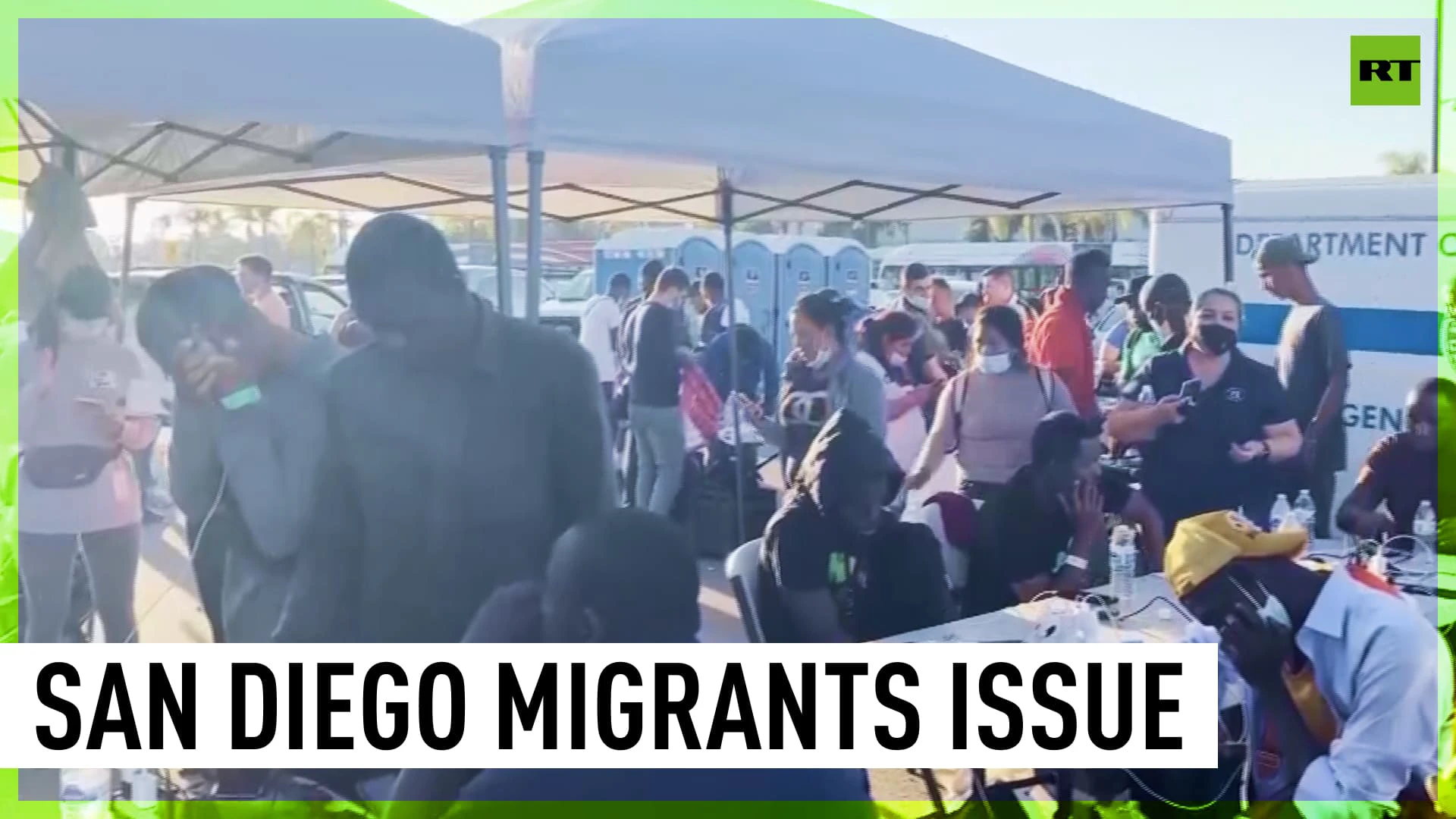 Migrants sent into streets of San Diego as shelters overflow