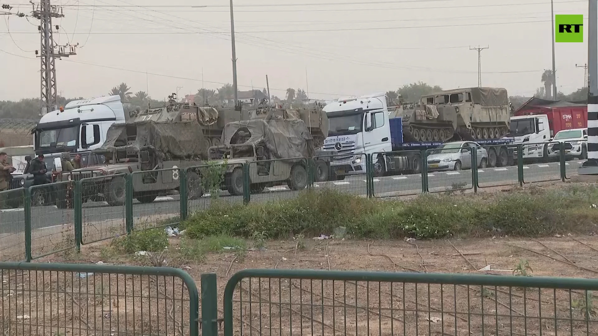 Heavy military presence in southern Israel amid ongoing hostilities